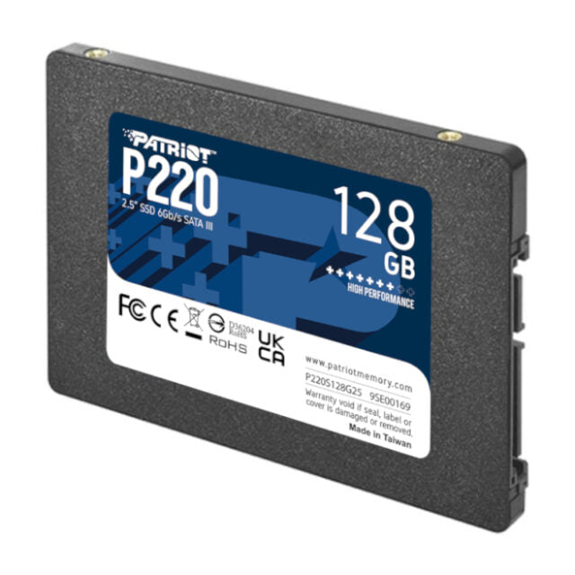 Patriot P220 128GB 2.5" SSD-Wolf Media Store