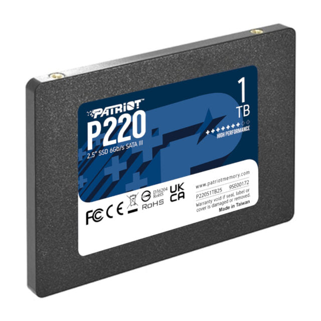 Patriot P220 1TB 2.5" SSD-Wolf Media Store