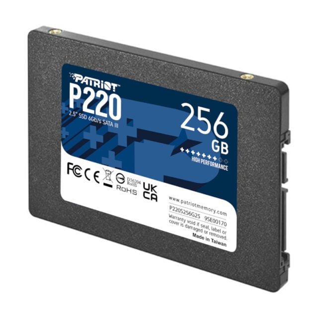 Patriot P220 256GB 2.5" SSD-Wolf Media Store