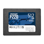 Patriot P220 512GB 2.5" SSD-Wolf Media Store