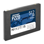 Patriot P220 512GB 2.5" SSD-Wolf Media Store