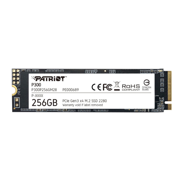 Patriot P300 256GB M.2 PCIe NVMe SSD-Wolf Media Store