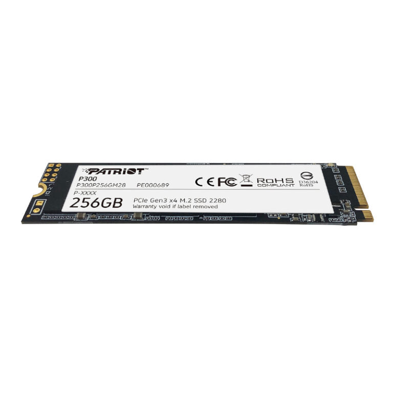 Patriot P300 256GB M.2 PCIe NVMe SSD-Wolf Media Store