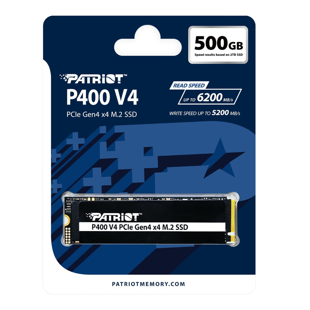Patriot P400 Lite 500GB M.2 PCIe NVMe SSD - Wolf Media Store