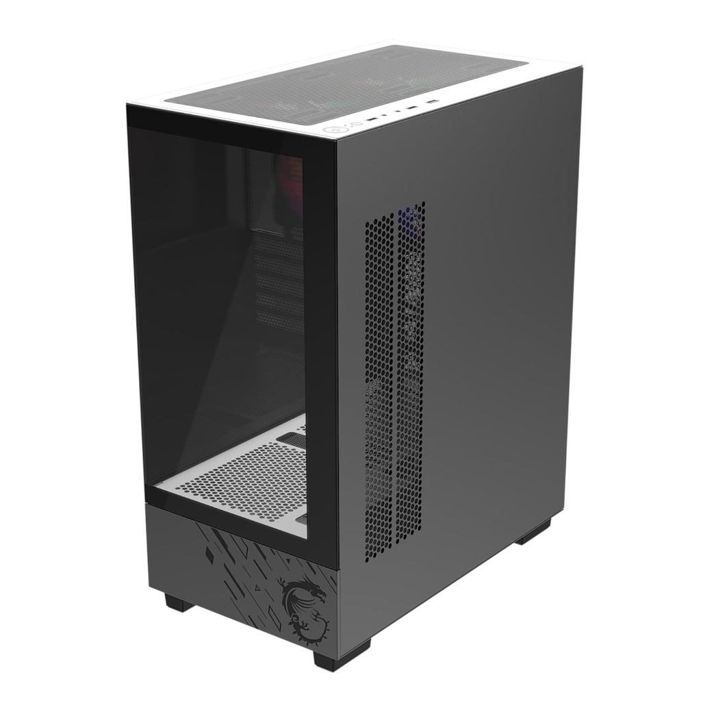 MSI PAG PANO M110A Micro-ATX Gaming Chassis – Black - Wolf Media Store