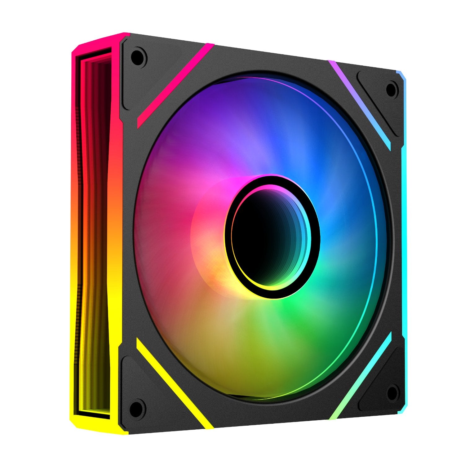 PCBuilder STORM PRISM 120mm ARGB Fan - Black - Wolf Media Store