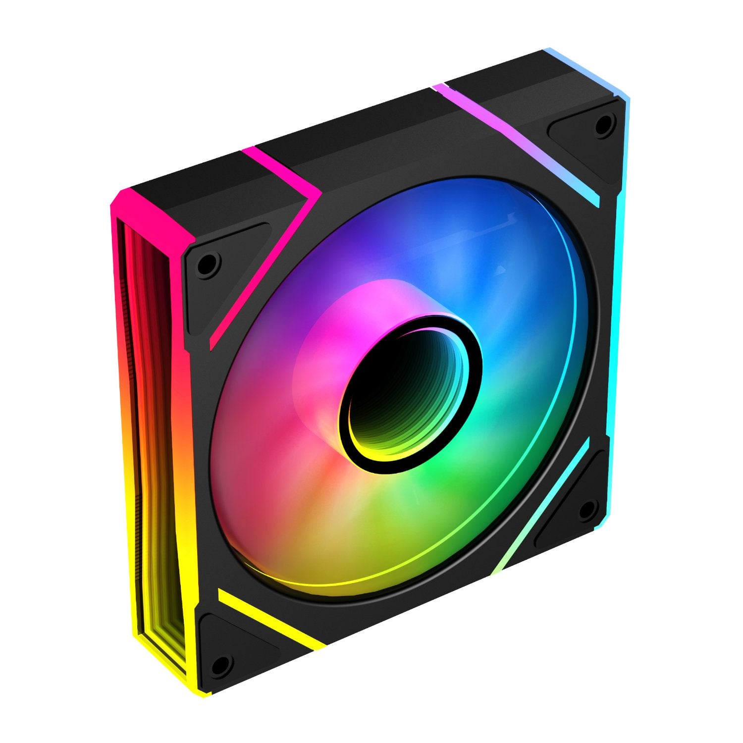 PCBuilder STORM PRISM 120mm ARGB Fan - Black - Wolf Media Store