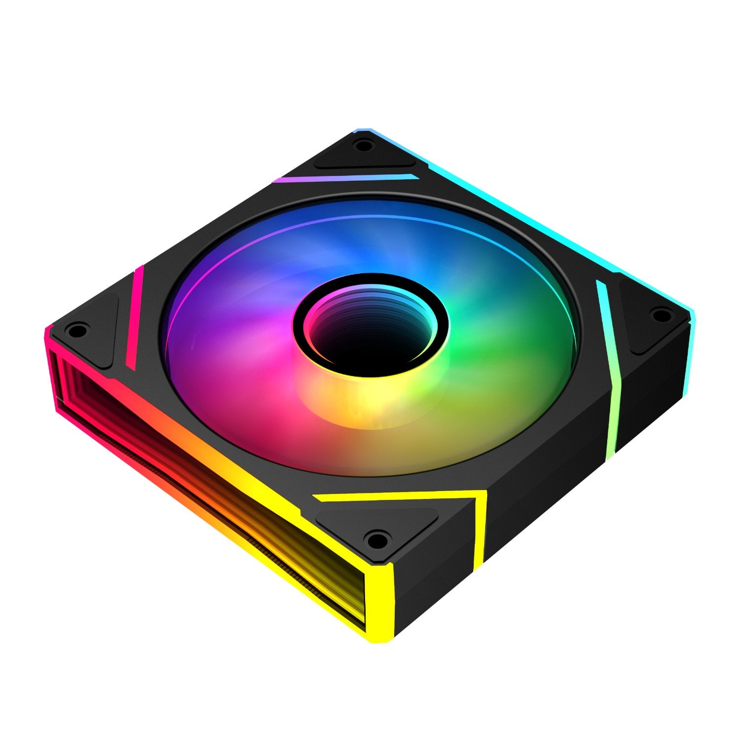 PCBuilder STORM PRISM 120mm ARGB Fan - Black - Wolf Media Store