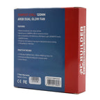 PCBuilder Tempest Chill 120MM ARGB Dual Glow Fan-Wolf Media Store