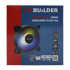 PCBuilder Tempest Chill 120MM ARGB Inner Glow Fan-Wolf Media Store