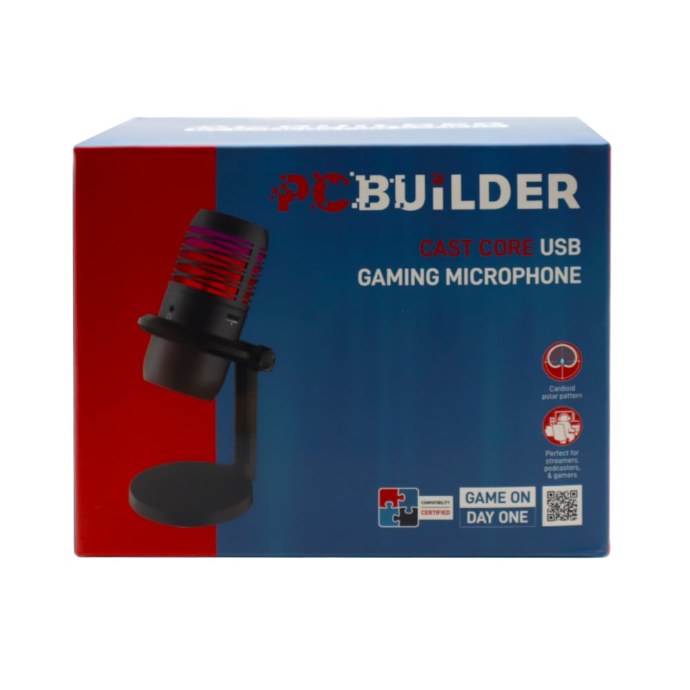 PCBuilder CAST CORE USB Gaming Microphone-Wolf Media Store