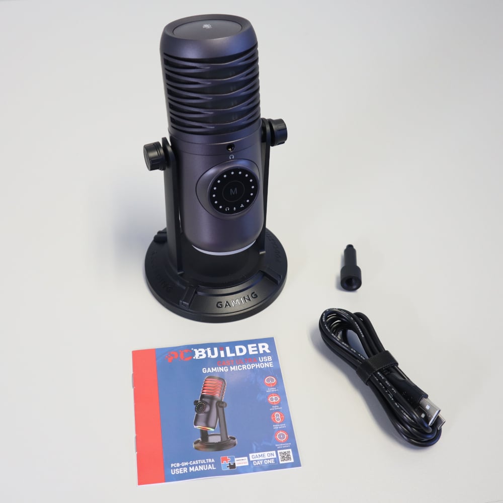 PCBuilder CAST ULTRA USB Gaming Microphone-Wolf Media Store