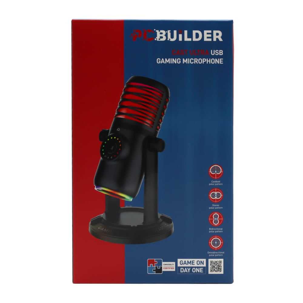 PCBuilder CAST ULTRA USB Gaming Microphone-Wolf Media Store