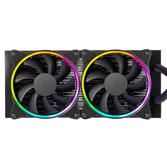PCBuilder Hydro Chill 240MM AIO Liquid CPU Cooler ARGB-Wolf Media Store