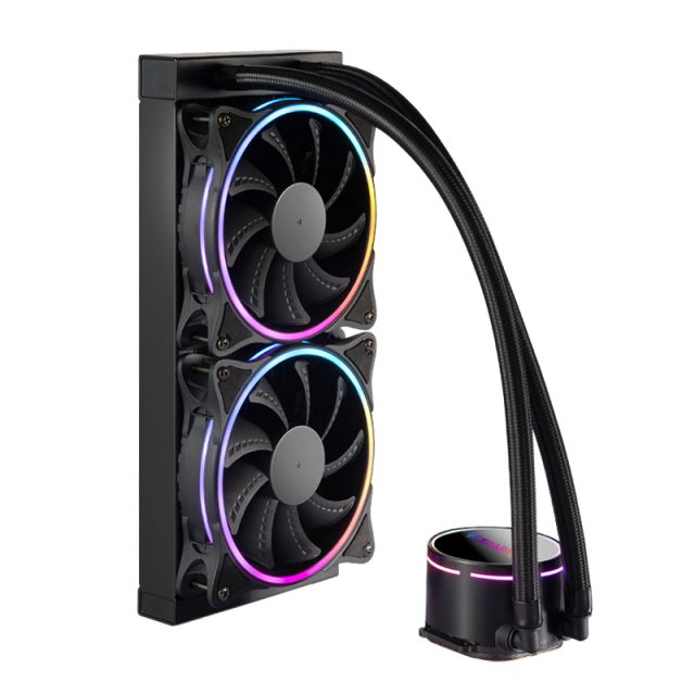 PCBuilder Hydro Chill 240MM AIO Liquid CPU Cooler ARGB-Wolf Media Store