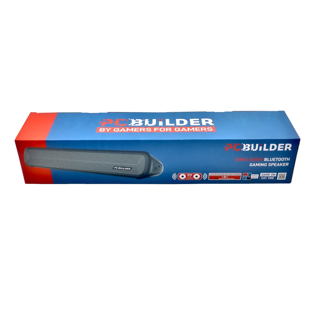 PCBuilder SONIC BOOM Bluetooth Gaming Speaker-Wolf Media Store