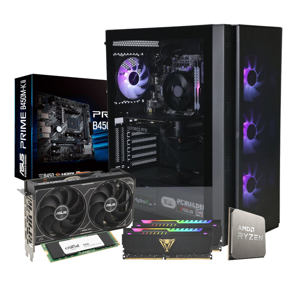 PCBuilder Ryzen 5 5600X TITAN Windows 11 Gaming PC - Wolf Media Store