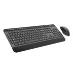 PCBuilder ALPHA Silent Wireless Keyboard and Mouse Combo - Wolf Media Store