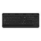 PCBuilder ALPHA Silent Wireless Keyboard and Mouse Combo - Wolf Media Store