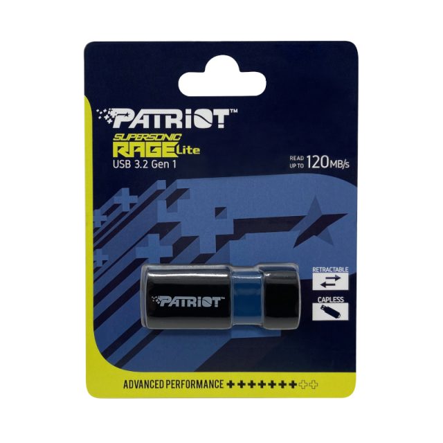 Patriot Rage Lite 1TB USB3.2 Flash Drive - Black-Wolf Media Store