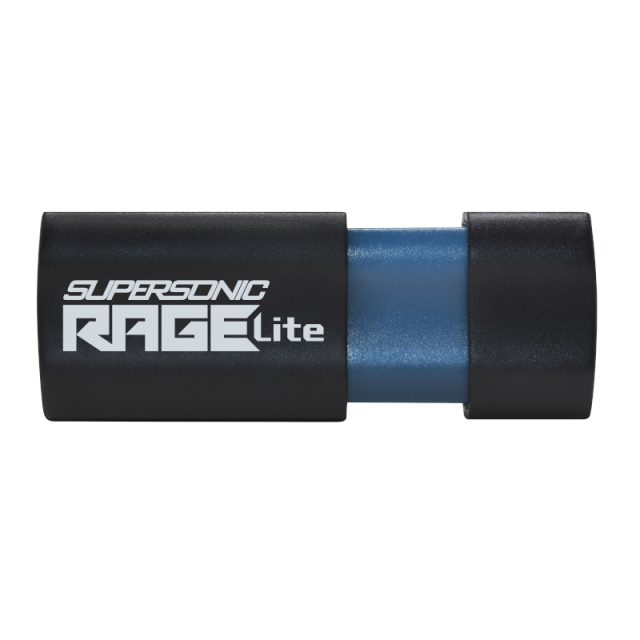 Patriot Rage Lite 64GB USB3.2 Flash Drive - Black-Wolf Media Store