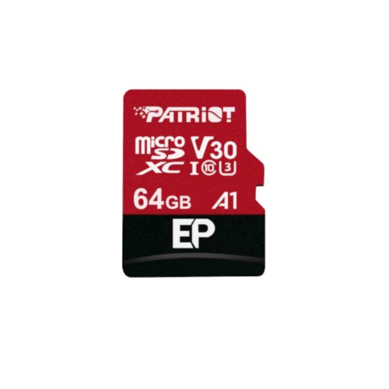 Patriot EP V30 A1 64GB Micro SDXC Card + Adapter-Wolf Media Store