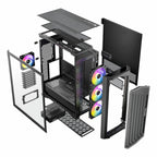 Antec Performance FT1 E-ATX |ATX |M-ATX | ITX ARGB Full-Tower Gaming Chassis - Black-Wolf Media Store