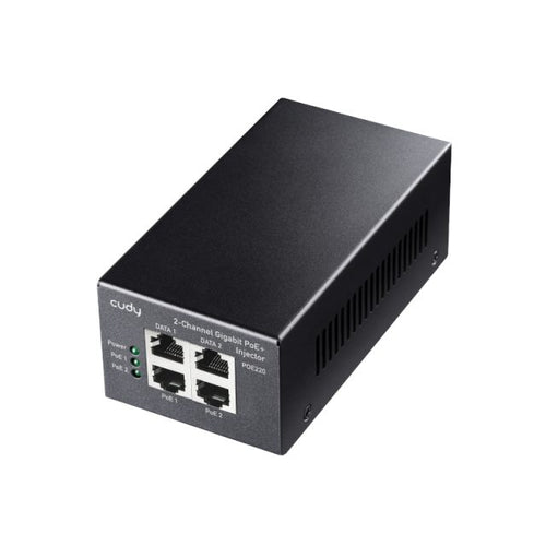 Cudy 2-Channel 30W Gigabit PoE+ Injector-Wolf Media Store