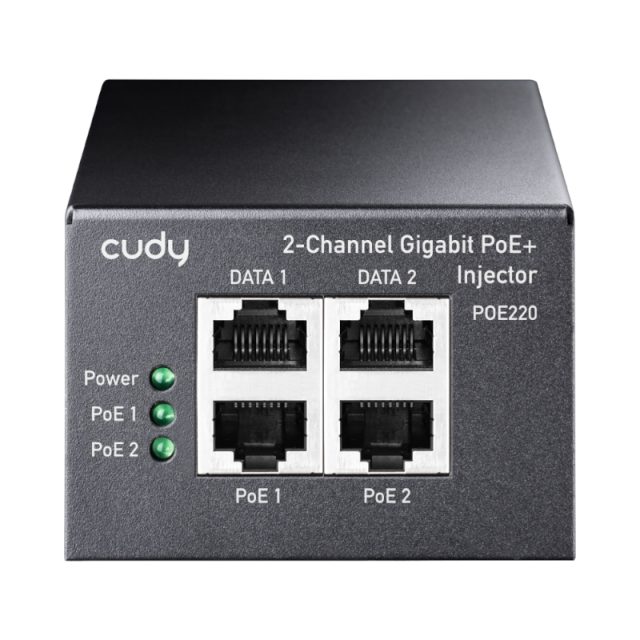 Cudy 2-Channel 30W Gigabit PoE+ Injector-Wolf Media Store