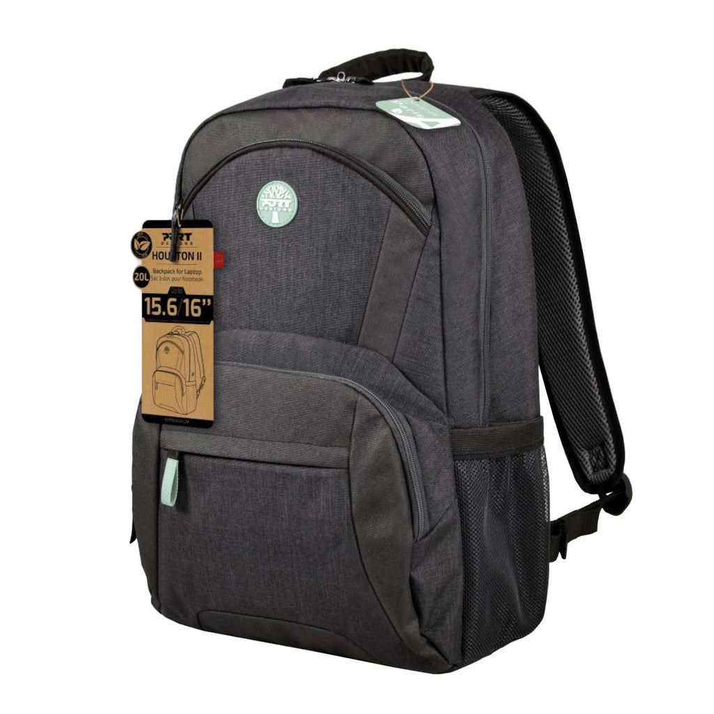 Port Designs Houston II ECO 15.6" Laptop Backpack-Wolf Media Store