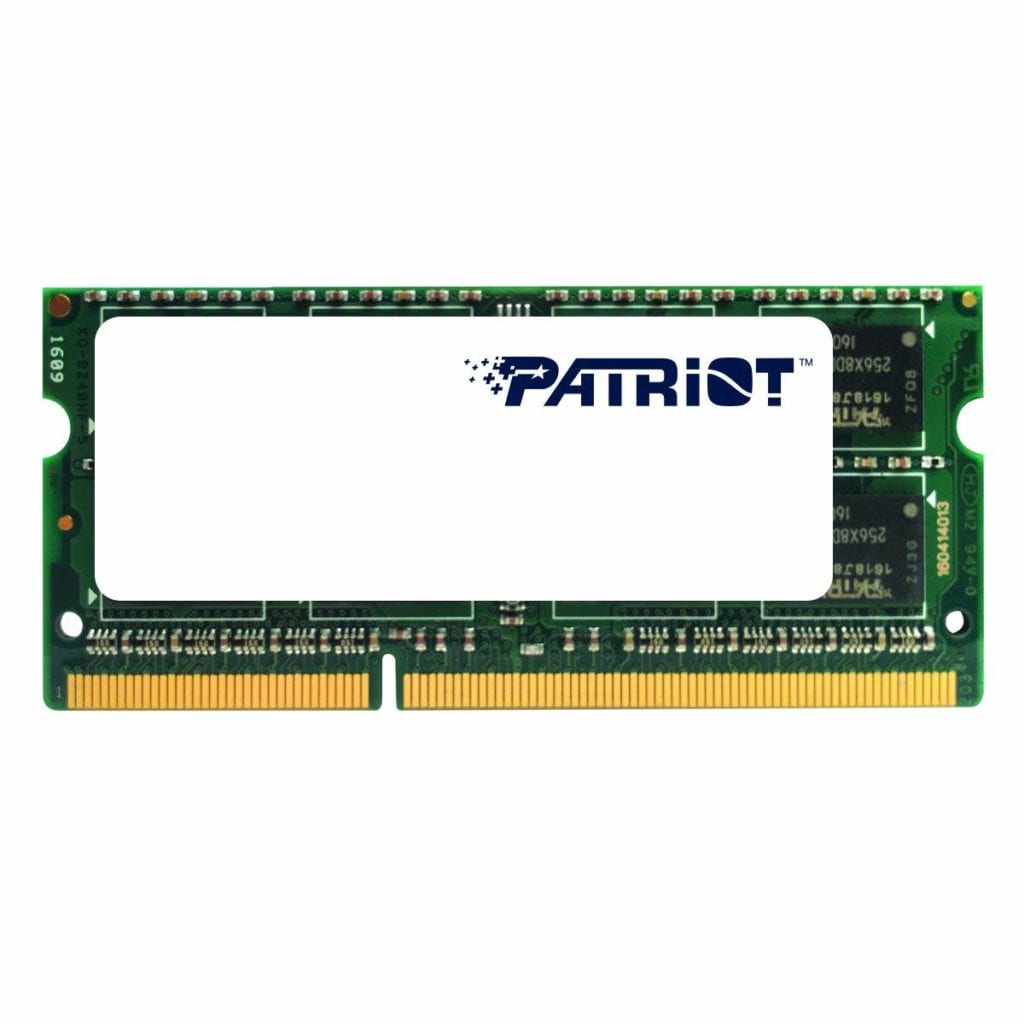 Patriot Signature Line 4GB 1600MHz DDR3L Dual Rank SODIMM Notebook Memory-Wolf Media Store