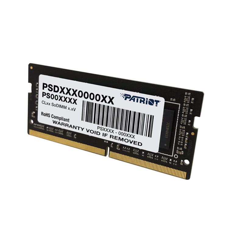 Patriot Signature Line 4GB DDR4 2666MHz Single Rank SODIMM Notebook Memory-Wolf Media Store