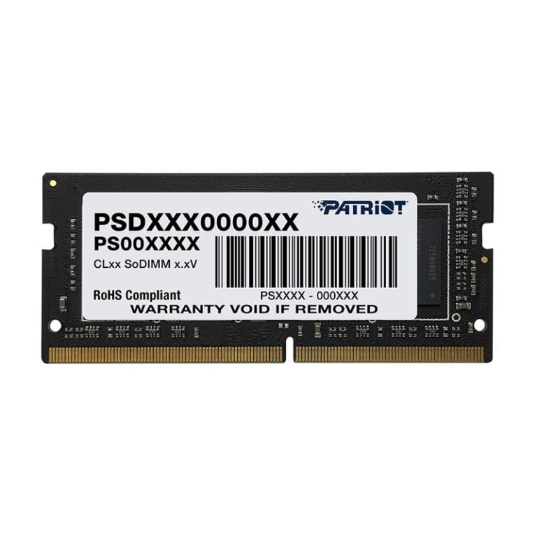 Patriot Signature Line 8GB DDR4 2666MHz Single Rank SODIMM Notebook Memory-Wolf Media Store