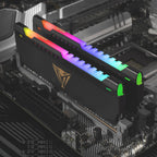 Patriot Vipersteel 32GB KIT (2x16GB) 3600MHz DDR4 Desktop Gaming Memory RGB-Wolf Media Store