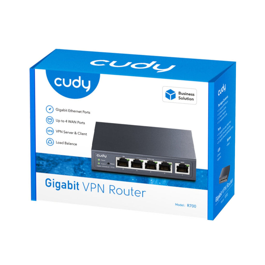 Cudy R700 Gigabit Multi-WAN VPN Router-Wolf Media Store