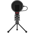 REDRAGON SEYFERT 3.5mm Aux Gaming Mic and Tripod - Black-Wolf Media Store