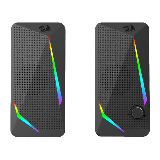 REDRAGON 2.0 Satellite Speakers WALTZ - Black-Wolf Media Store