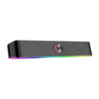 REDRAGON 2.0 Sound Bar ADIEMUS 2 x 3W RGB USB|Aux PC Gaming Speaker - Black-Wolf Media Store