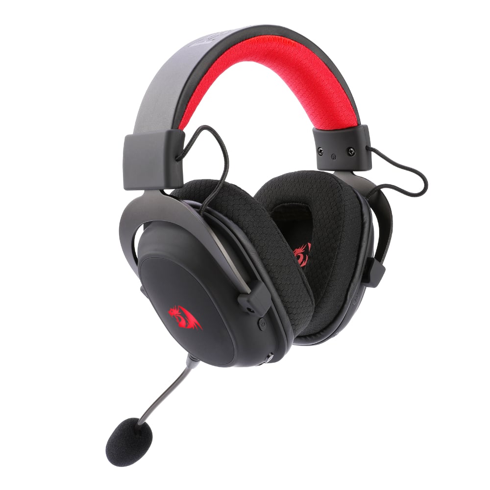 Redragon H510 ZEUS PRO 7.1 Surround Sound Wireless Gaming Headset – Black-Wolf Media Store