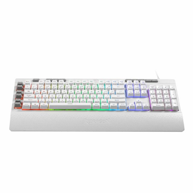 REDRAGON SHIVA Membrane Keyboard - White-Wolf Media Store