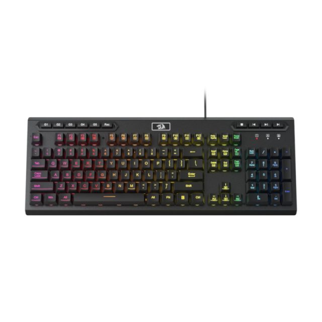 REDRAGON ADITYA Membrane Keyboard - Black-Wolf Media Store