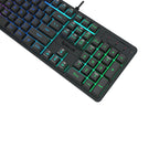 Redragon K521 Upgrade Rainbow LED 104-Key Membrane Gaming Keyboard-Wolf Media Store