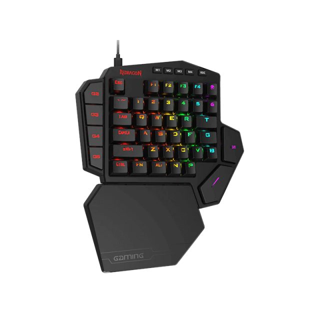 REDRAGON Diti Elite Pro One-Handed RGB Wireless Mechanical Gaming Keyboard - Black-Wolf Media Store