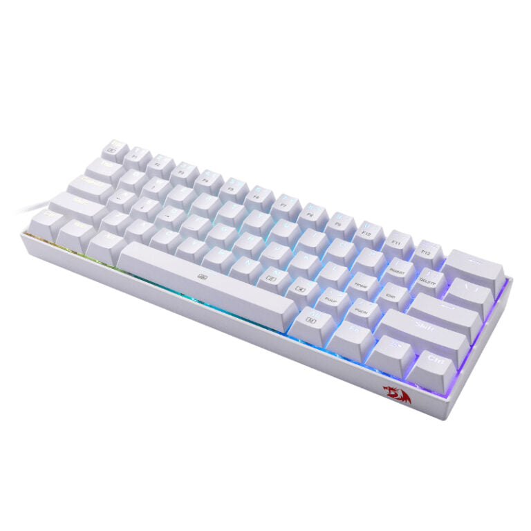 REDRAGON DRAGONBORN Wired Mechanical Keyboard RGB67Key Design - White-Wolf Media Store