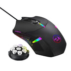 REDRAGON CENTROPHORUS 7200DPI RGB Gaming Mouse - Black-Wolf Media Store