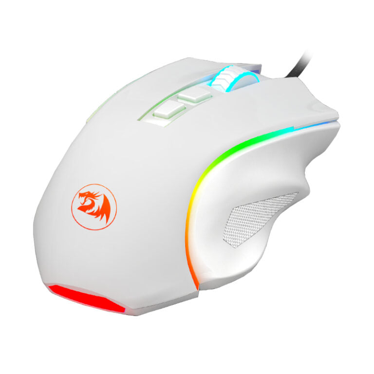 REDRAGON GRIFFIN 7200DPI Gaming Mouse - White-Wolf Media Store