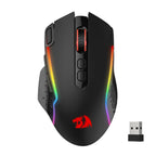 REDRAGON Taipan Pro 10000DPI RGB Wireless Gaming Mouse - Black-Wolf Media Store