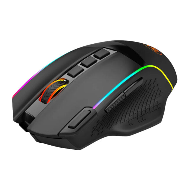 REDRAGON Enlightment 19000DPI RGB Wireless Gaming Mouse - Black-Wolf Media Store