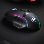 REDRAGON Enlightment 19000DPI RGB Wireless Gaming Mouse - Black-Wolf Media Store