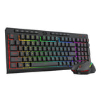 Redragon RYLO PRO S142 Tri-Mode RGB Gaming Keyboard and Mouse Combo-Wolf Media Store